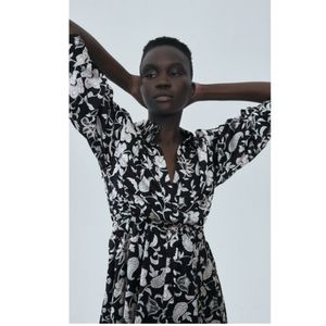 Floral Print Shirt Dress